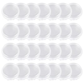 WYAN Pack of 28 Small Plastic Boxes, Mini Plastic Storage Box, Small Storage Containers with Lid for Small Beads, Jewellery, Screws, Sorting Box, Craft Accessories (40 mm x 16 mm)