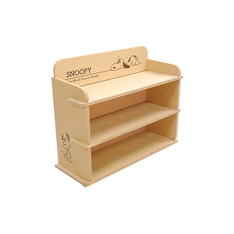 NaganoFactory SNB1680SN Snoopy Storage, Easy Assembly, Mini Shelf, Snoopy