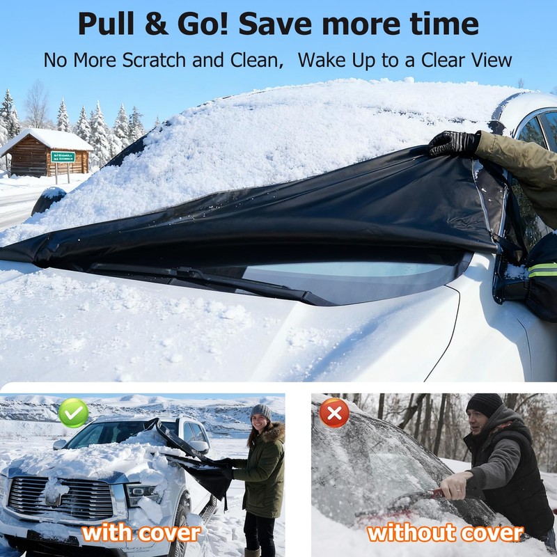 [2026 Upgraded Windshield Cover for Ice and Snow & Frost,