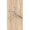 MITAL Modern Wall Panel Coat Hook Hinged Coat Hook Black