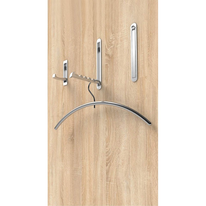 MITAL Modern Wall Panel Coat Hook Hinged Coat Hook Black