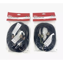 Hyper Tough NEW 4 count Hyper Tough 48" Heavy Duty Bungee Cords Tie Downs ~ Black