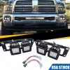 WSAYS Fit 2010-2019 Dodge Ram 2500/3500 24W Bumper Dual Fog