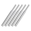 Timunr 5Pcs Cutters Helical Cutter Heads Steel Drill Bit Total