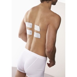 Beurer selbstklebende Gel-Elektroden Pads (Nachkaufset, 50 x 100 mm, passend für Beurer EMS/TENS Geräte) 4er Pack