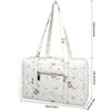 Farcauo Cute Tote Duffel Bags Women White Travel Duffel Bag