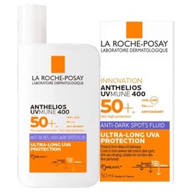 La Roche-Posay Anthelios UVMUNE 400 Fluido Antimanchas SPF50+ Protector solar. Apto para todo tipo de pieles y fototipos. Protege y corrige desde el t