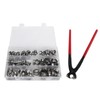 130Pcs Stainless Steel Hose Clamps 6 to 21mm Hose Clip