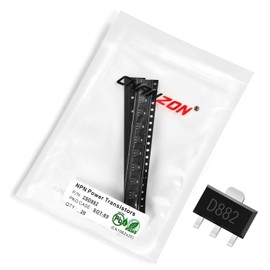Chanzon 20pcs 2SD882 SOT-89 NPN Power Transistor 3A SMD
