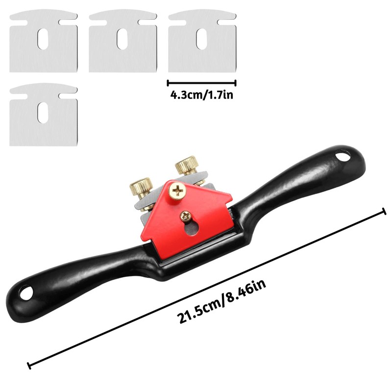 Adjustable Spokeshave, Woodworking Cutting Edge Plane, Manual Planer Hand Trimming