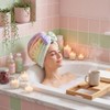 Toalla de microfibra para el cabello, súper absorbente, de secado