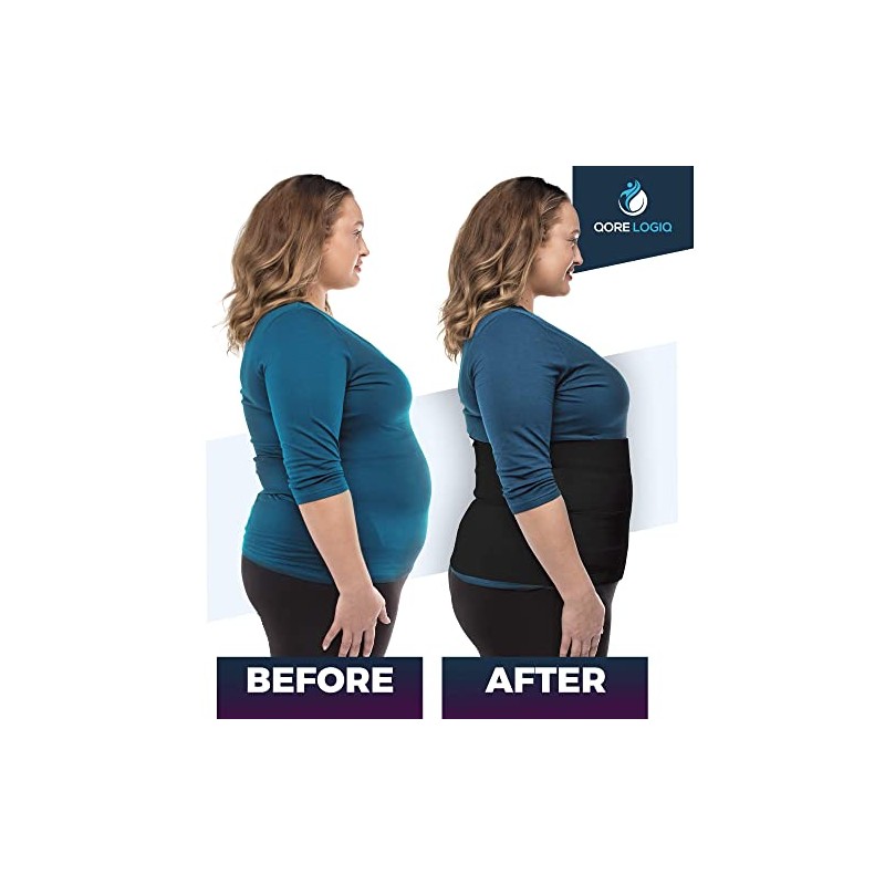 QORE LOGIQ Plus Size Abdominal Binder Post Surgery for larger
