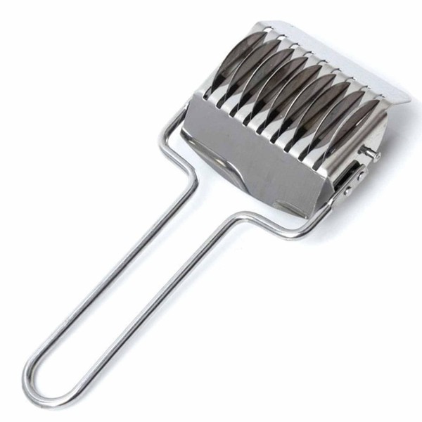 Stainless Steel Noodle Cutter,Noodle Lattice Roller Pasta Spaghetti Maker Kitchen