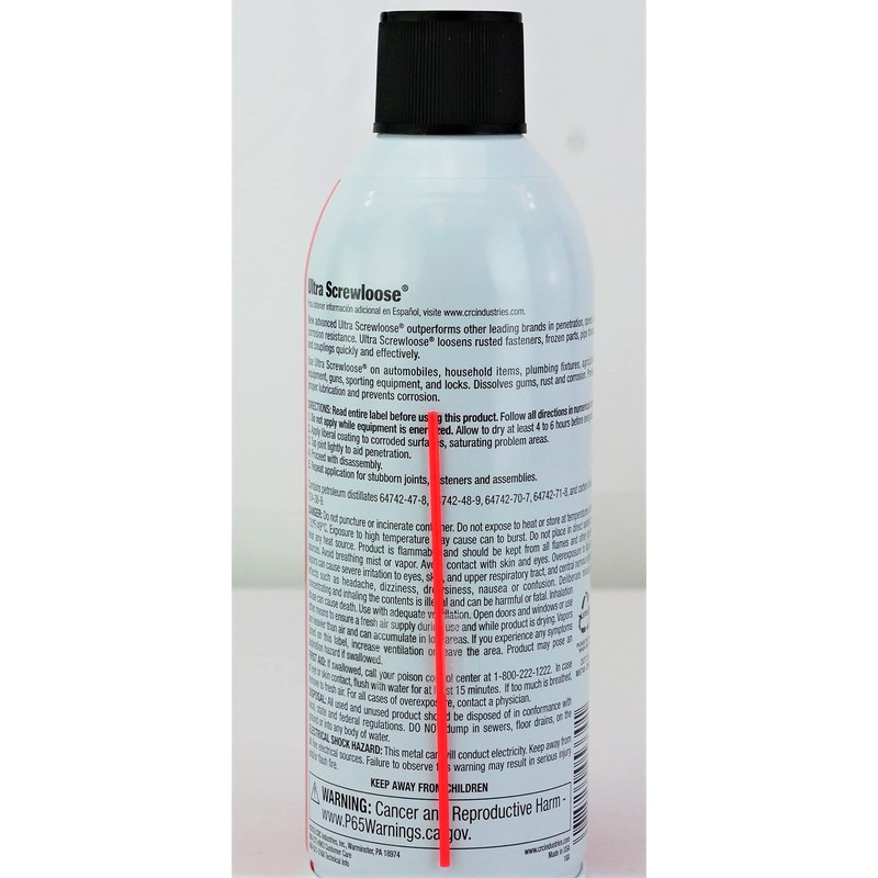 CRC Industries Ultra SCREWLOOSE Super PENETRANT - 11 OZ.