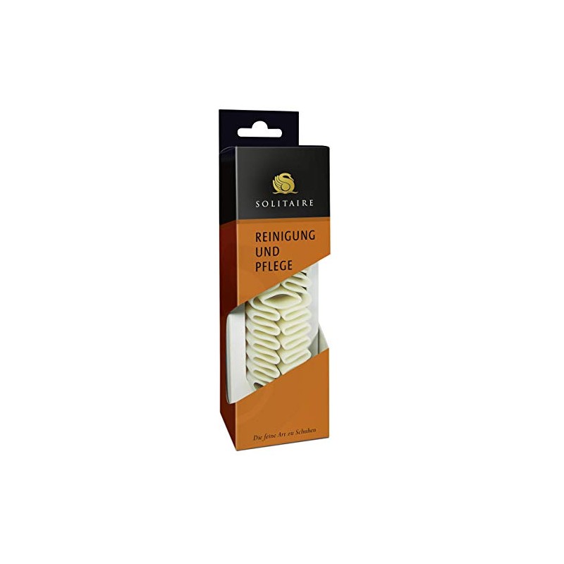 Solitaire Nubuk Bürste Shoe Brushes, White (Weiß), One Size