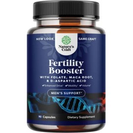 Suplemento Fertilidad Masculina Natures Craft Maca Zinc Selenio 90 Caps