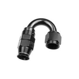 Red Horse Performance 1280-06-2-06 An 180 Degree PTFE Reusable Hose End -Black