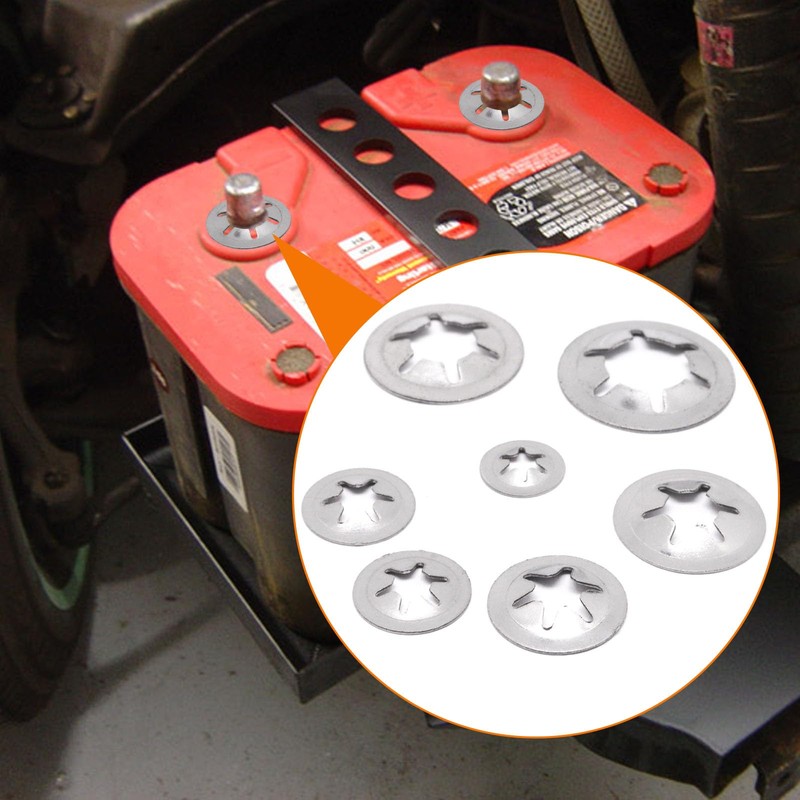 BENLIUDH Lock Washers Assortment Kit, 304 Stainless Steel Internal Tooth