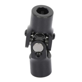 ROADFAR Steering Shaft U-joint 13/16"-36 Spline * 3/4" DD Black Single U-Joint Shaft 83mm