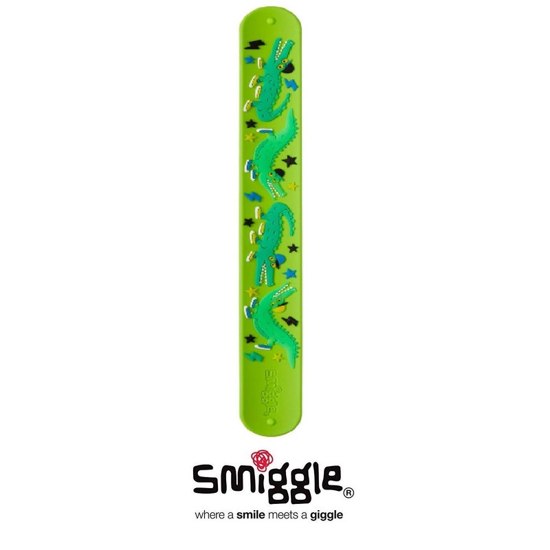 Smiggle Hooray Scented Slapband (Green - Crocodile)