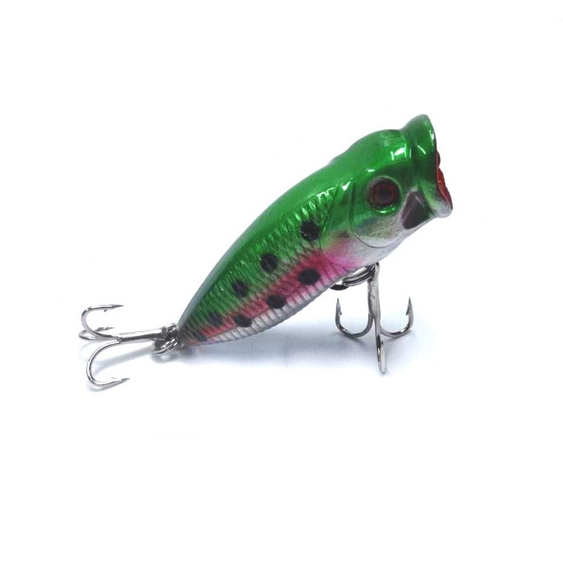 n/c SEASKY Fishing Plug Lures Micro Popper Topwater Trout Attack