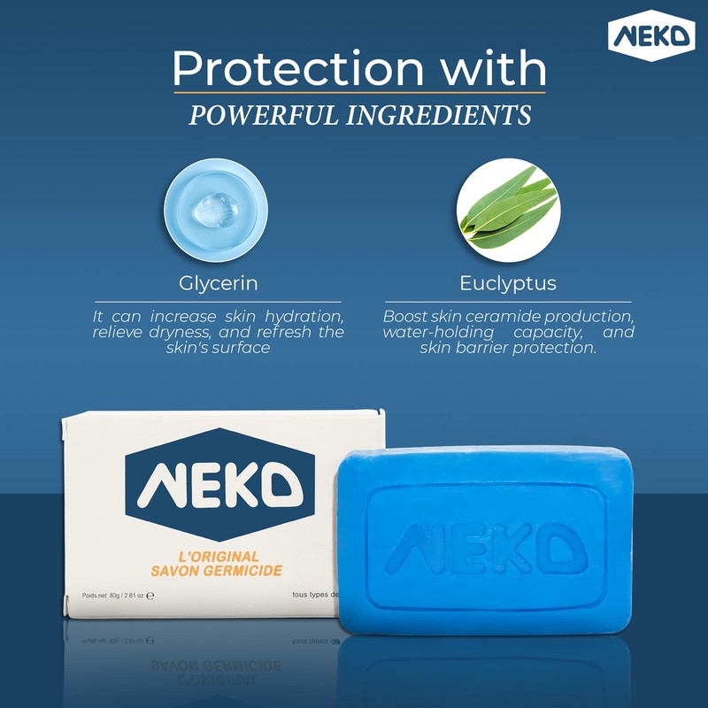 Neko Germicidal Soap - 2.82 oz / 80g - Family