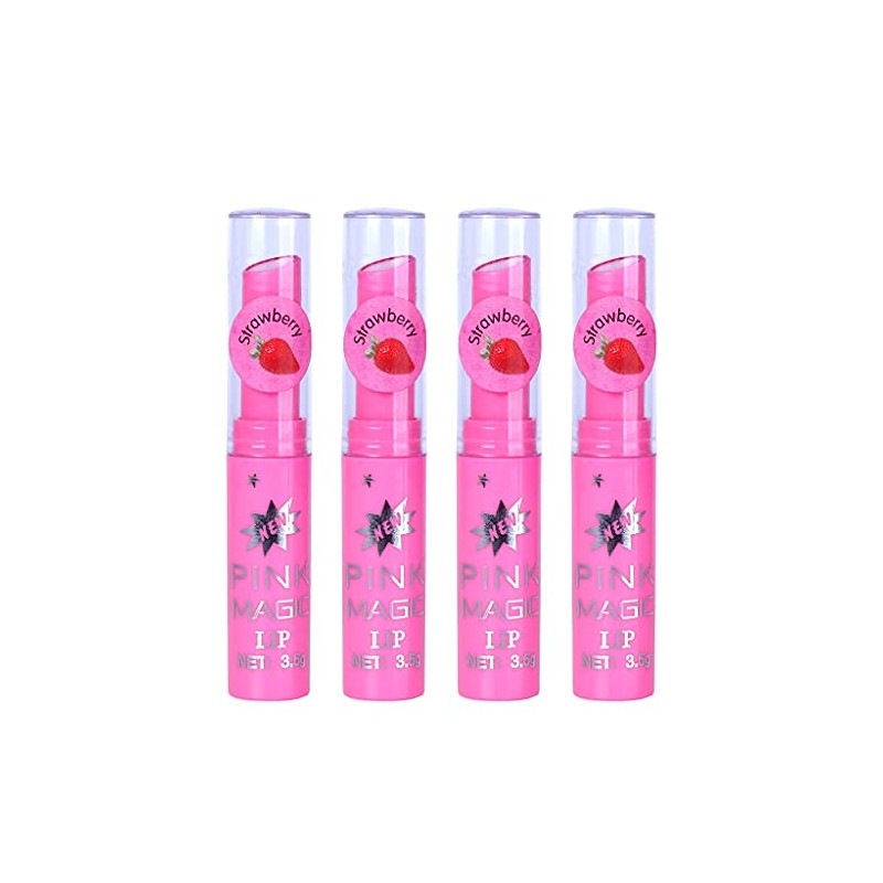 PINNER Fruit Extract Color Changing Pink Magic Lipstick Combo Pack