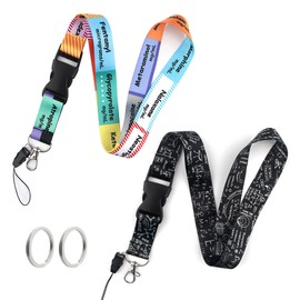 Pack of 2 lanyards, long lanyard, girl ID lanyard, unique creativity neck lanyard, lanyard, lanyard for children