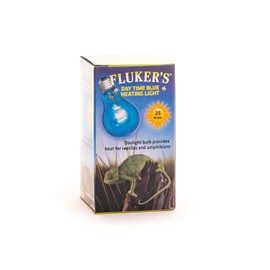 Fluker's Reptile Incandescent Daylight Bulb for Pet Habitat, Blue, 25-Watts