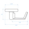 Nuk3y Indio Grade 2 Commercial Duty Indicator Lever Lockset (Entry,