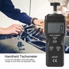 6235p Smart LCD Digital Tachometer 1.019999 rpm ContactType Tach Speed