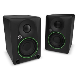 Mackie CR3.5 3.5" Creative Reference Powered Studio Monitors with Tone Knob and Location Switch — Active Speakers for Music Production, Desktop Computer, Gaming, HiFi Listening