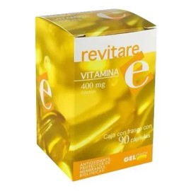 Revitare Vitamina E 400mg C/90 Caps (tocofersolán)gelpharma