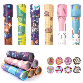 Hopton 12 caleidoscopi per bambini, regalo di compleanno per bambini, caleidoscopio classico per pensierino, compleanno dei bambini, Natale, giocattolo educativo, scuola e classe