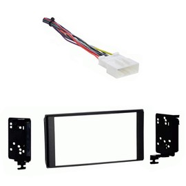Harmony Audio Compatible with Subaru XV Crosstrek 2013 2014 Double DIN Stereo Harness Radio Install Dash Kit