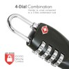 CFMOUR TSA Suitcase Locks - 1, 2, 3, 4, 5,