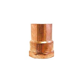 Libra Supply 3/4 inch(Nominal Size) Copper Female Adapter Solder Joint, C x FIP, (Bag of 25 pcs, click in for more size options), 3/4'', 3/4-inch Copper Pressure Pipe Fitting Plumbing Supply