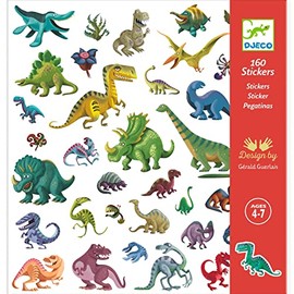 Djeco DJ08843 Stickers-Dinosaurs Novelty