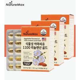 Flaxseed Oil Benefits Linolenic Acid Vegetable Essential Fatty Acid 6 Months / 아마씨유 효능 리놀렌산 식물성 필수지방산 6개월