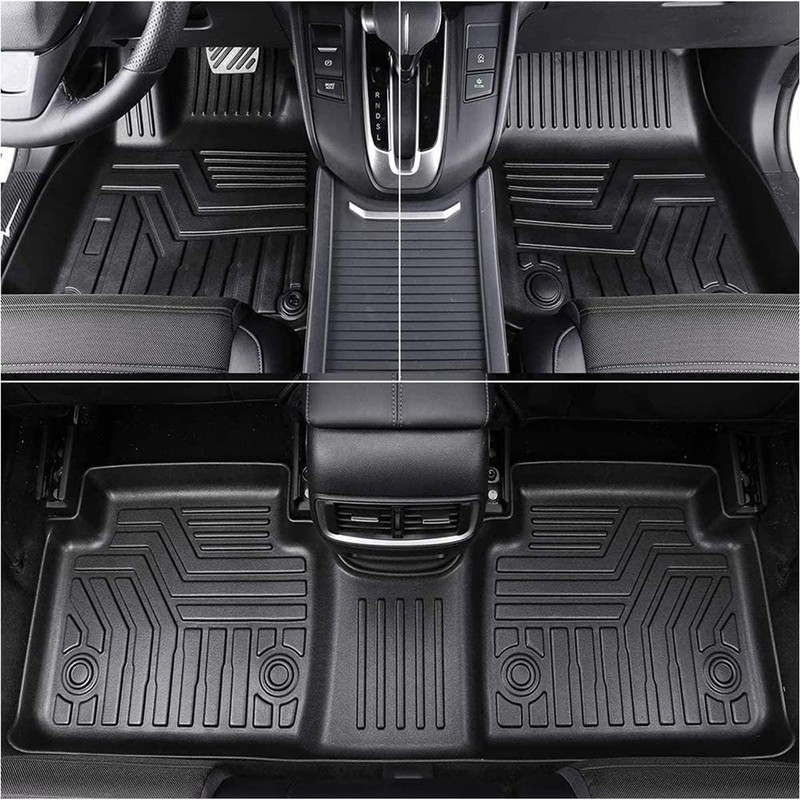 YQ Floor Mats for 2017-2022 Honda CRV All Weather TPE
