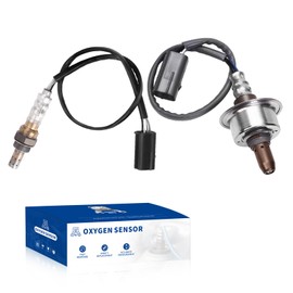 O2 Oxygen Sensor Upstream and Downstream for Nissan SR S SL Sentra Custom Elite Emotion 2010-2012, for Nissan Sentra Luxury Premium 2010, O2 Sensor Replace 234-9082 234-4380 2Pcs