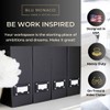 BLU MONACO Magazine Storage Containers 6 Piece Magazine File Holders