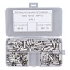 200Pcs Wire Ferrule Copper Male Female Crimp Terminal Connector for