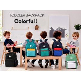 mibasies Toddler Backpack for Boys 2-4: Preschool Backpacks for Boys - Cute Kids Backpack