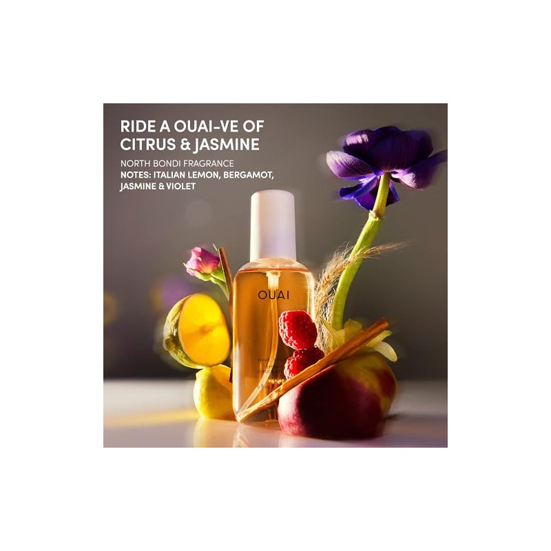 OUAI Full Size Leave In Conditioner & Deluxe Size Wave