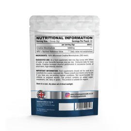 Critical Supplements Creatine Monohydrate Powder 300g (60 x 5g Servings) - Micronized Pure Creatine Powder to Support Muscle Growth for Men & Women - Vegan Workout Supplement - Unflavoured, Critical Supplements