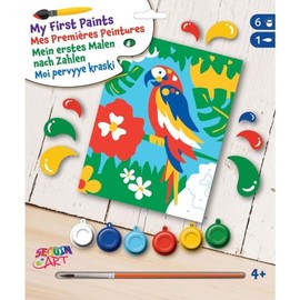 Sequin Art My First Paints 2009 Painting By Numbers For Kids - Parrot