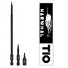 T10 Torx Bit Set (3 Pack) Includes Extra Long 6