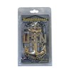 Shadowbox Collection E-8 4" Gold Anchor Display