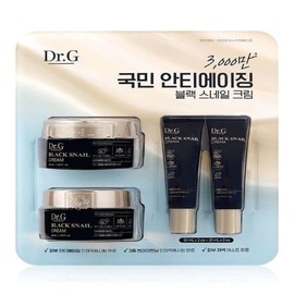 Dr.G Black Snail Cream 50ml Special Set Nourishing Snail Cream Mother Cosmetics Gift x2SET(SH) / 닥터지 블랙 스네일 크림 50ml 기획 세트 영양 달팽이크림 어머니 엄마 화장품 선물 x2SET(SH)